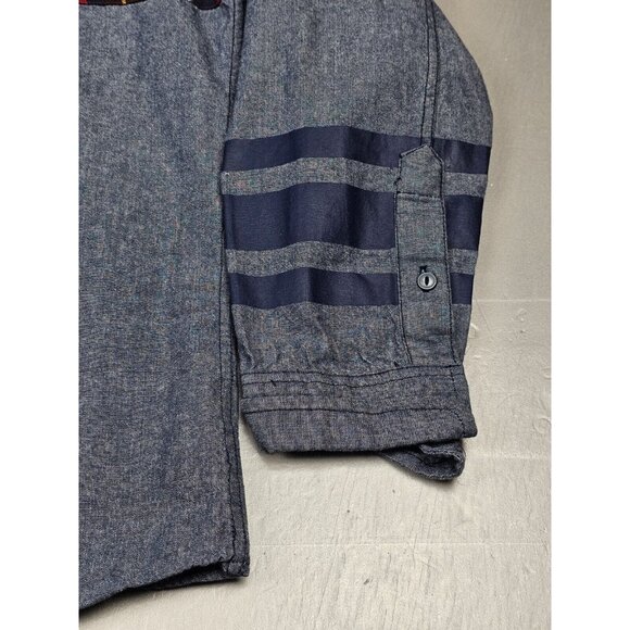 Staple Shirt Mens‎ XL Blue Chambray Long Sleeve Button Down Pigeon Industry. - Picture 7 of 8